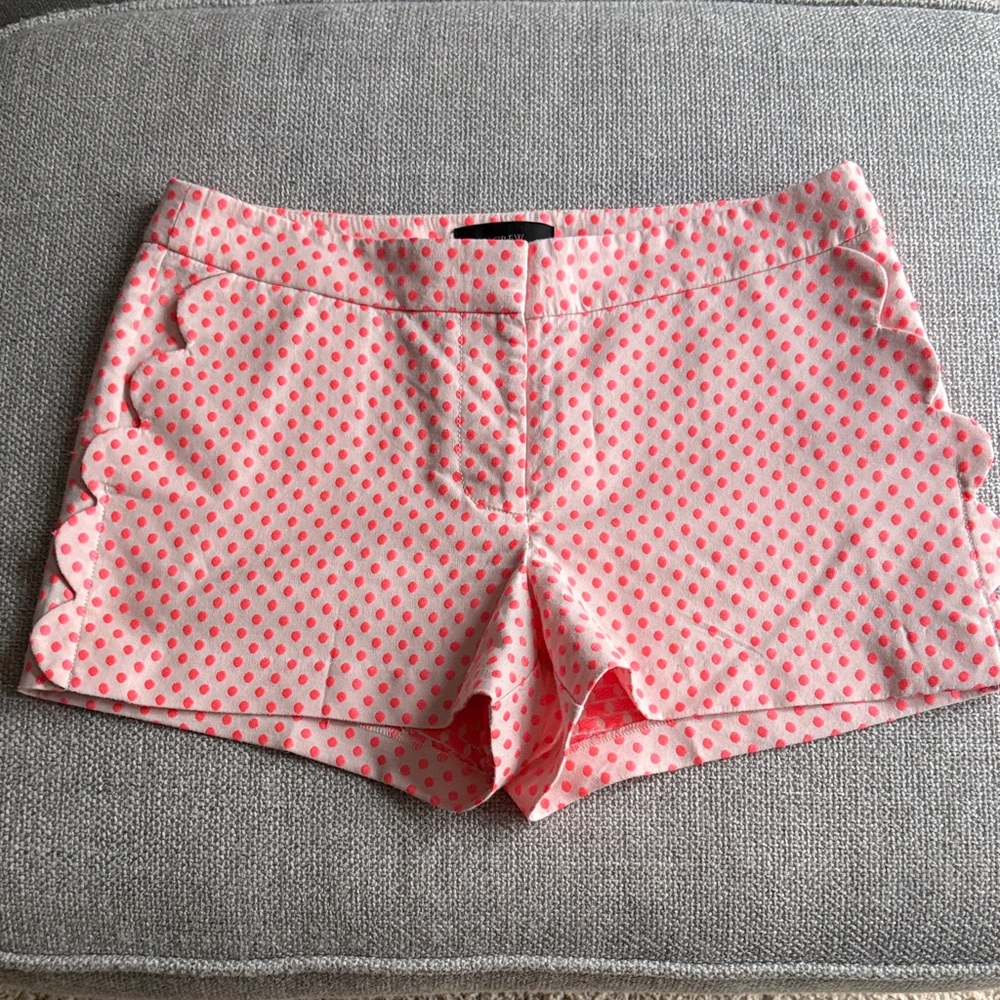 J. Crew Pink and White Shorts